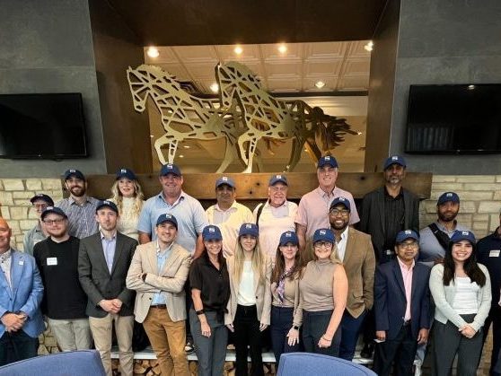 BIG team at restaurant