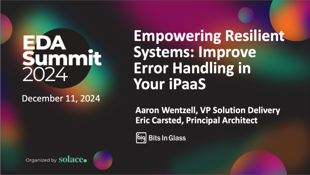 Webinar title page: Improve Error Handling in Your iPaaS